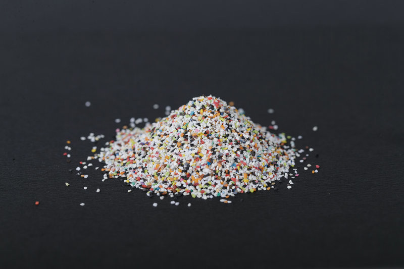 Resina fenólico termoplástico de sopro da areia do silicone da resina dos meios do grânulo plástico
